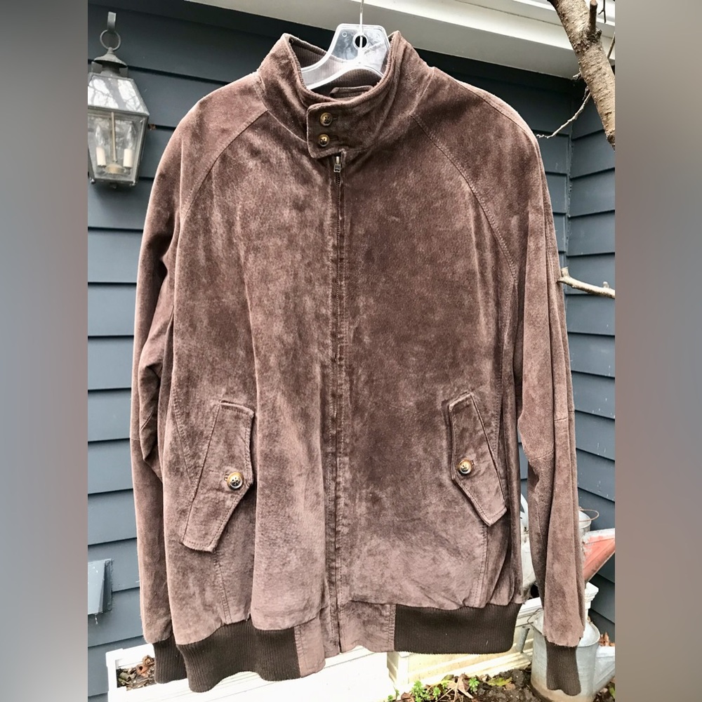 Mens Orvis Brown Suede Suede Large
